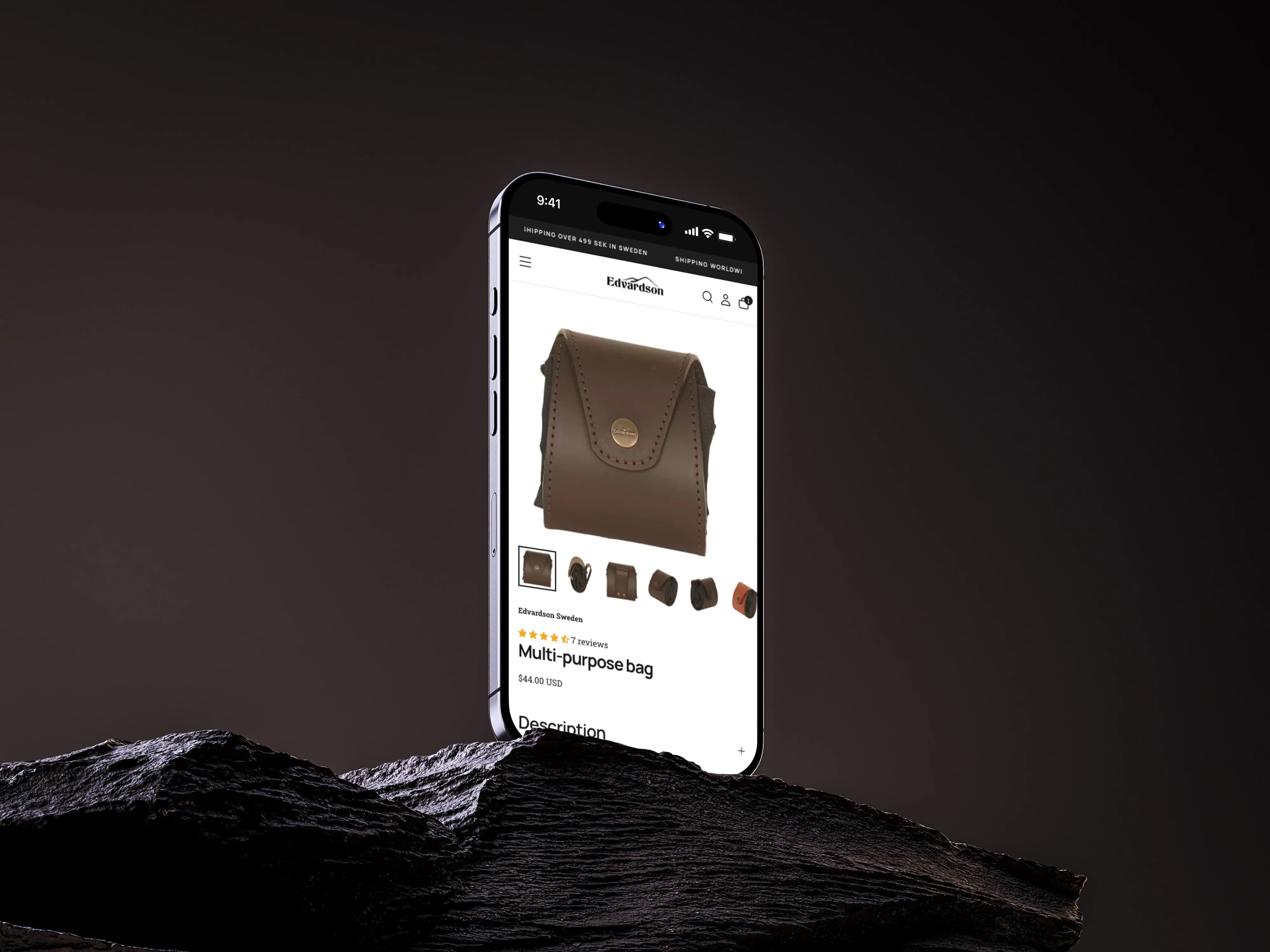Edvardson product view desktop