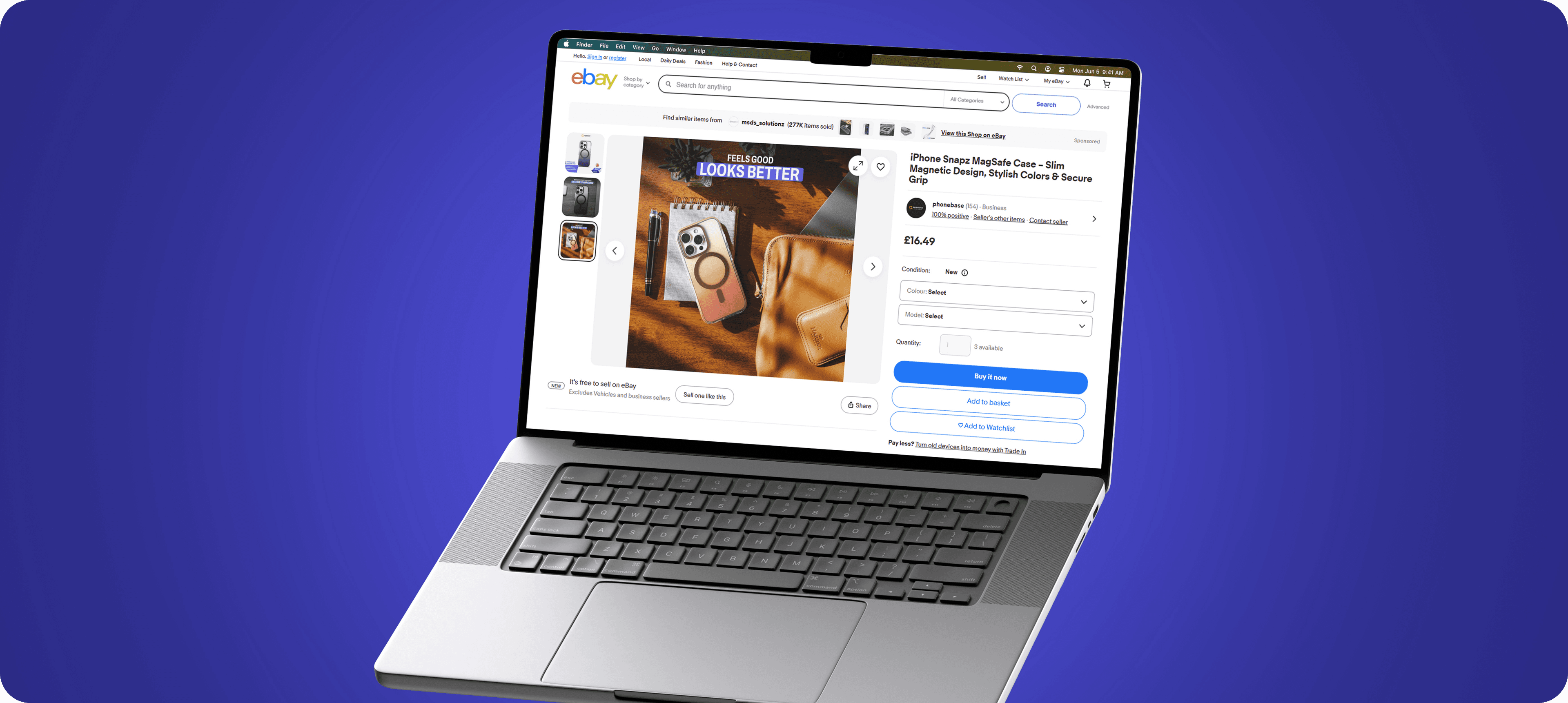 3D laptop mockup