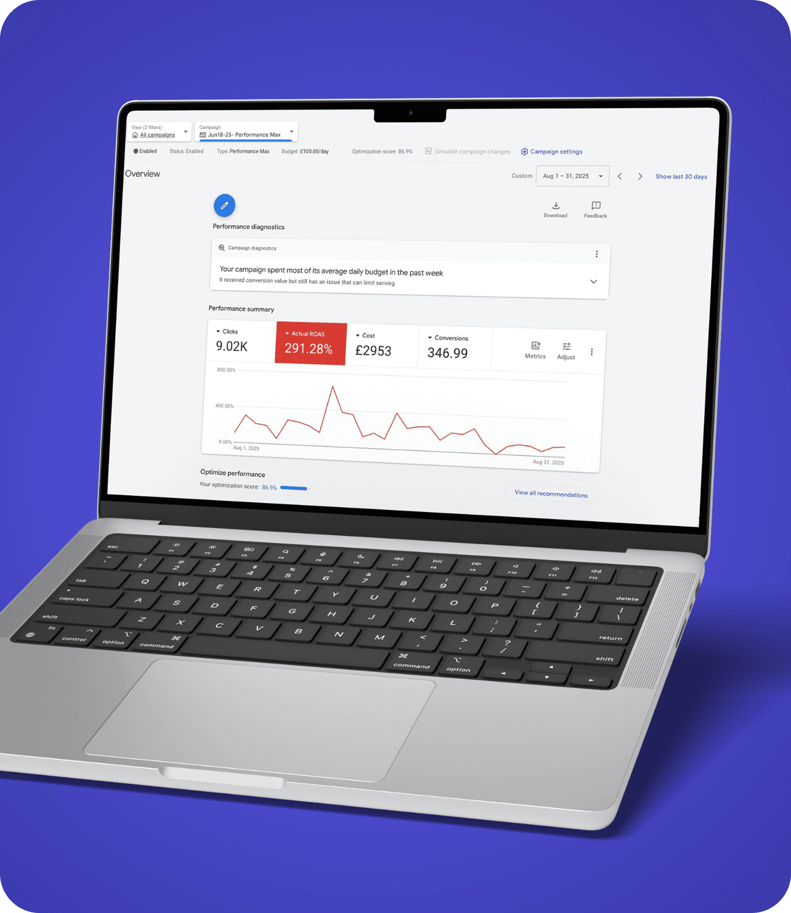3D laptop mockup