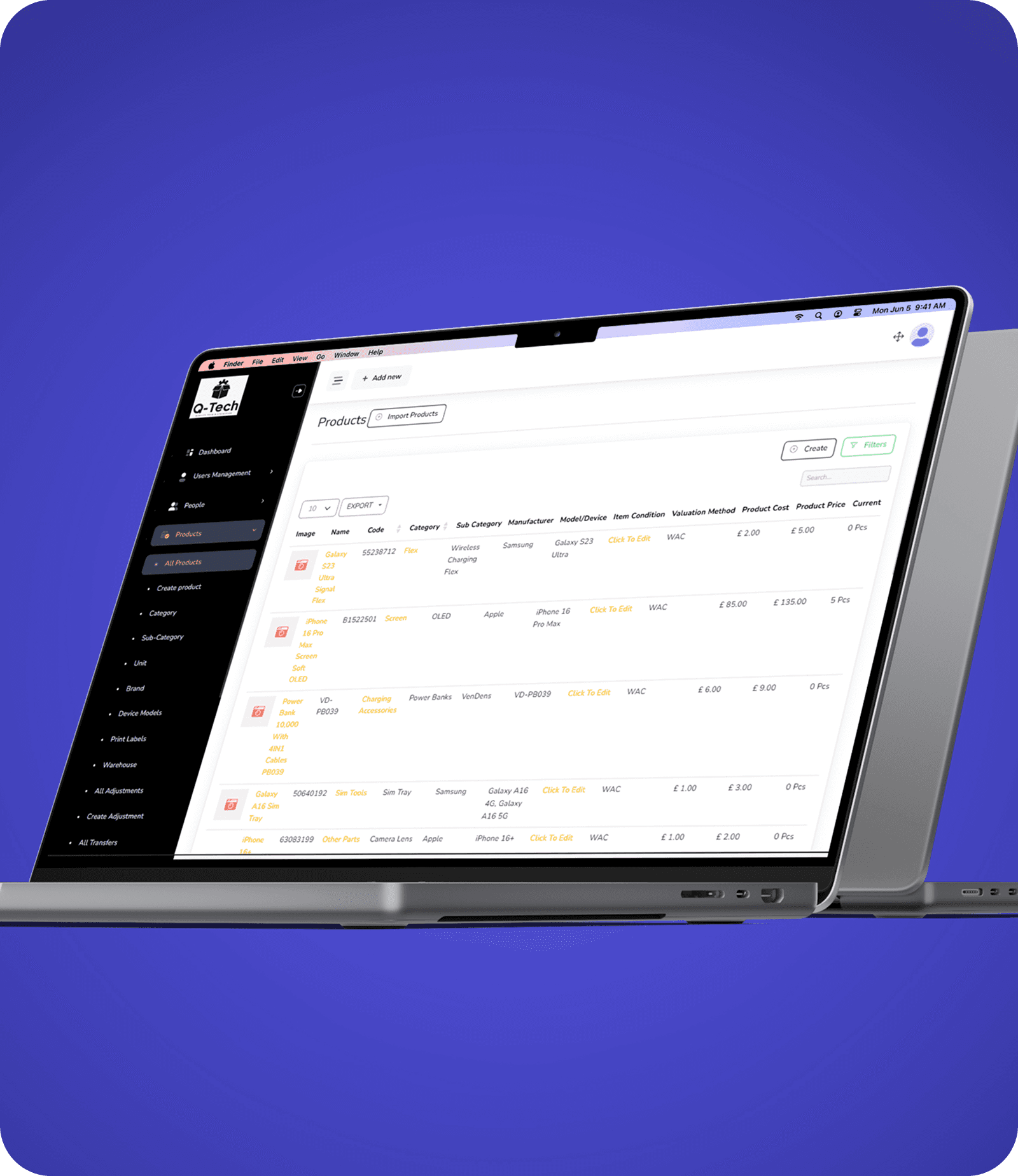 3D laptop mockup