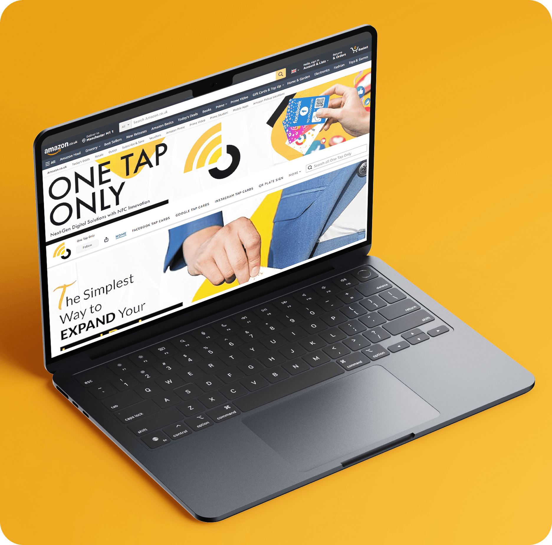 3D laptop mockup