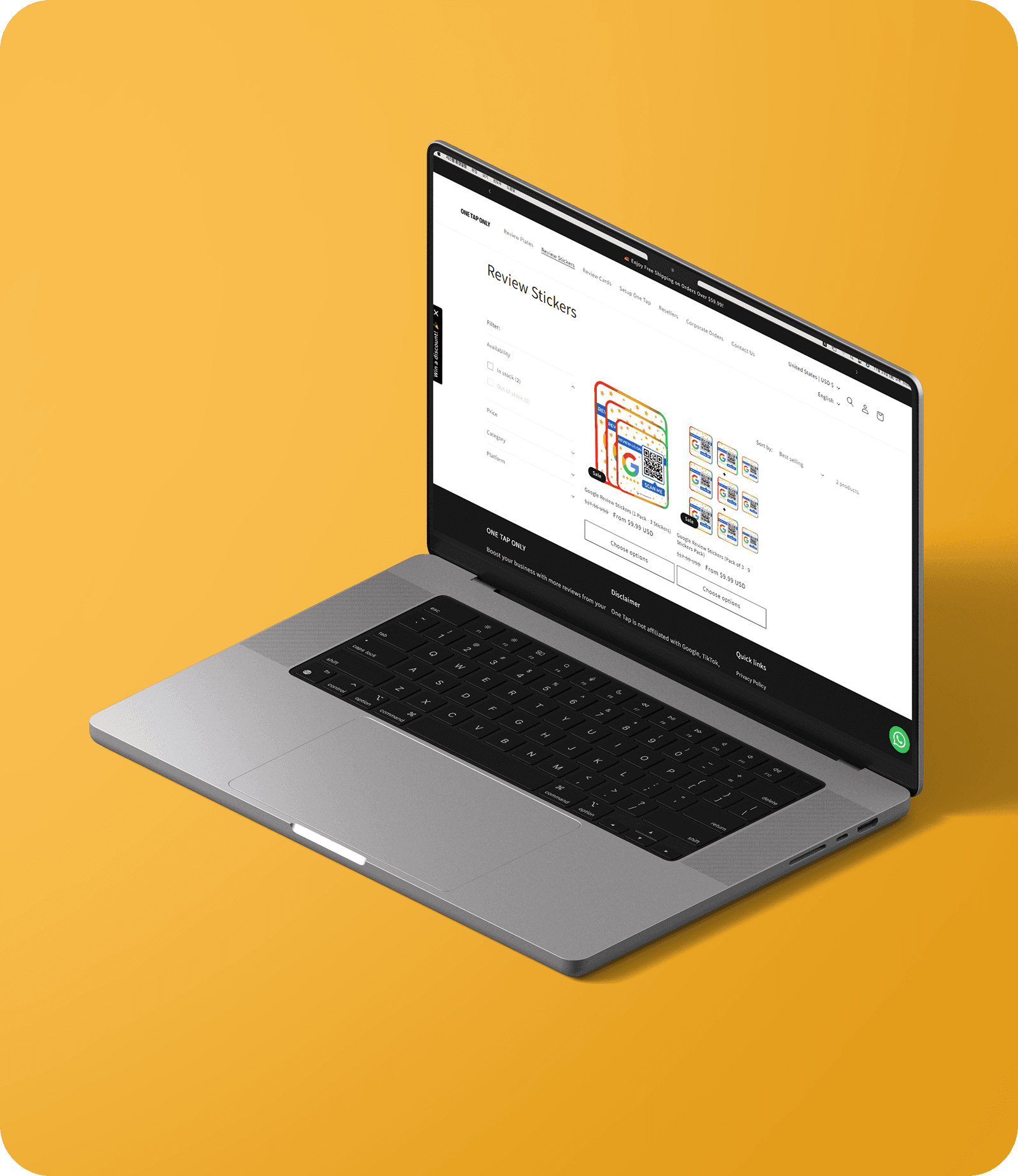 3D laptop mockup