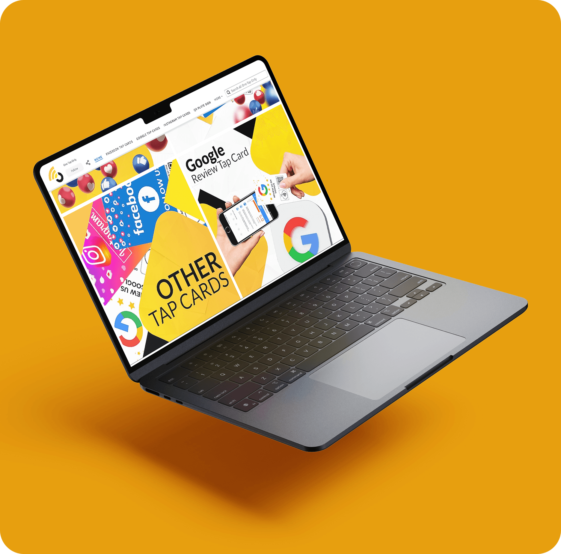 3D laptop mockup