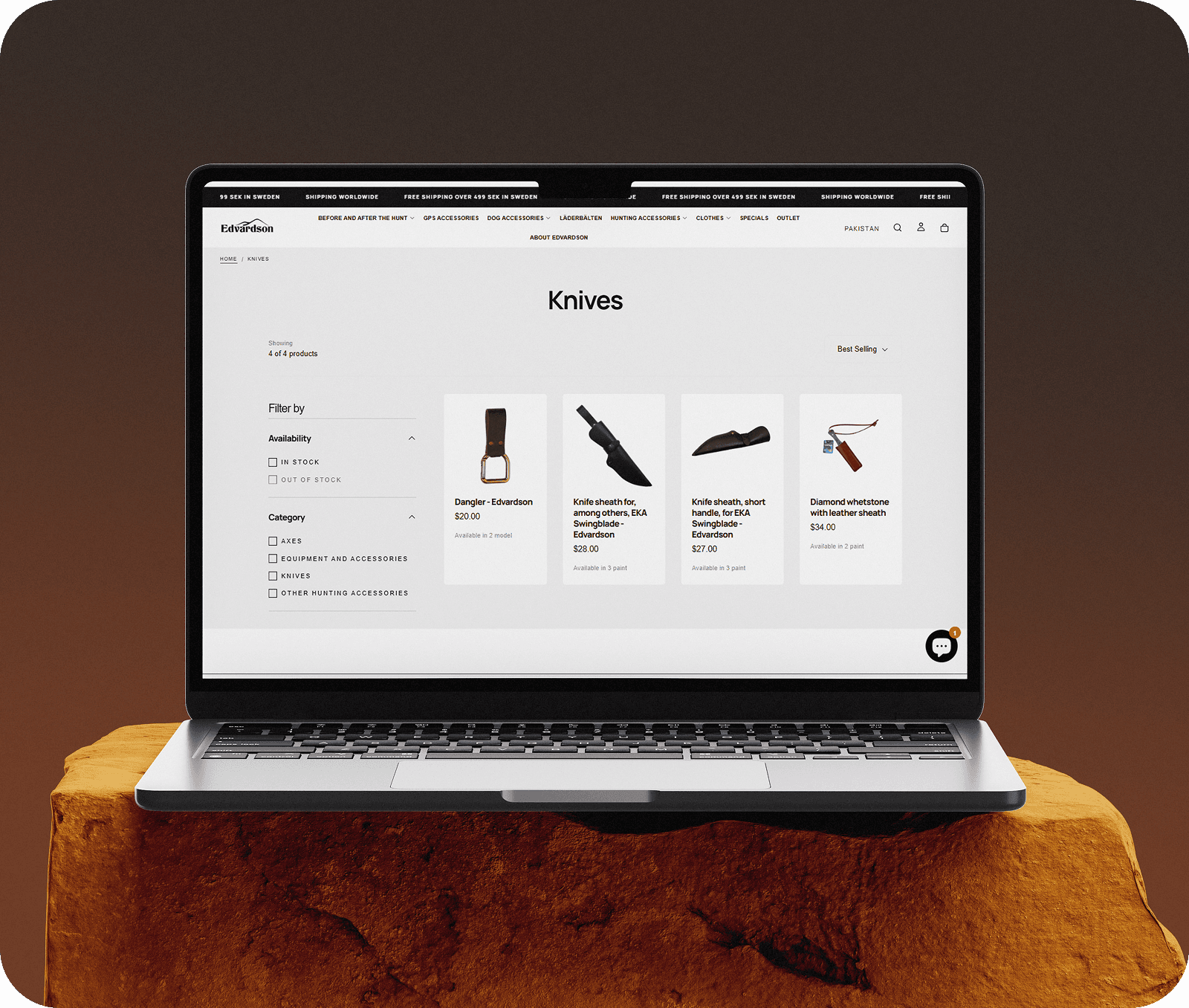 3D laptop mockup