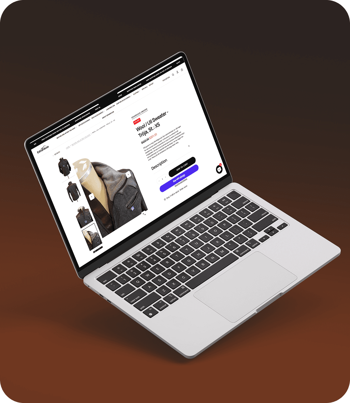 3D laptop mockup