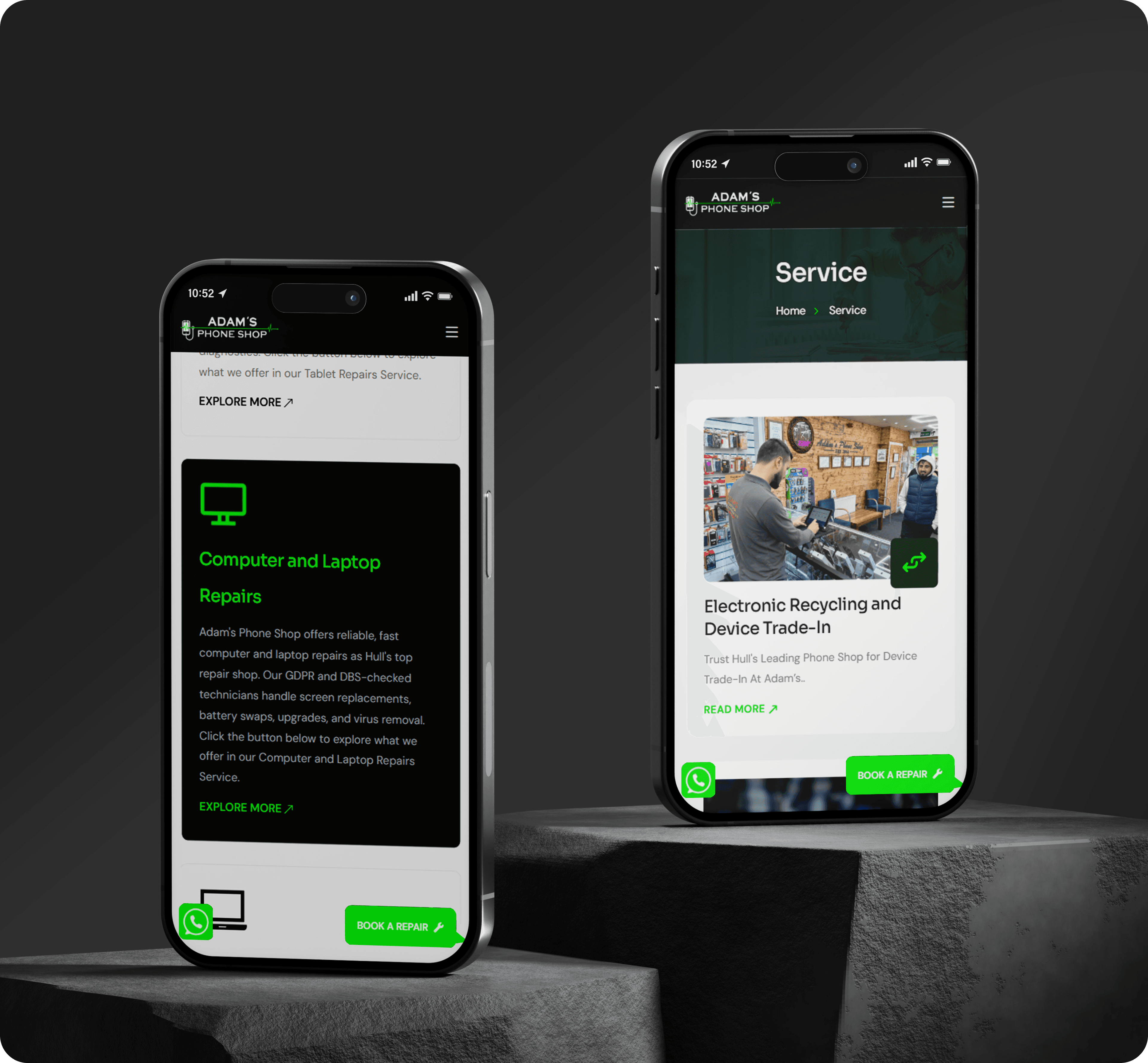 Product Variations (Desktop)
