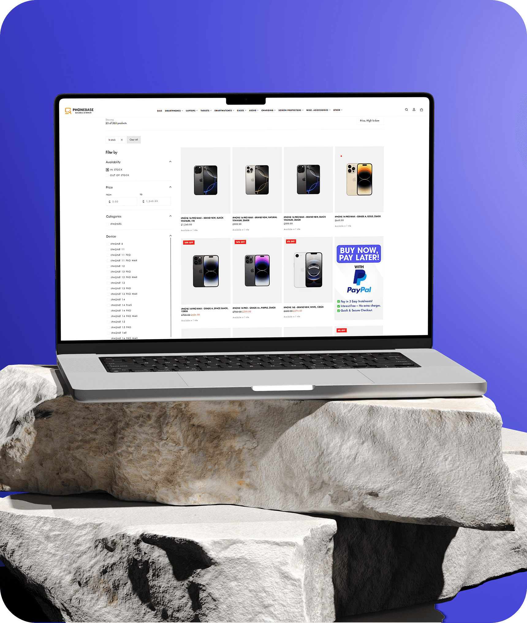Laptop showcasing filters (small)