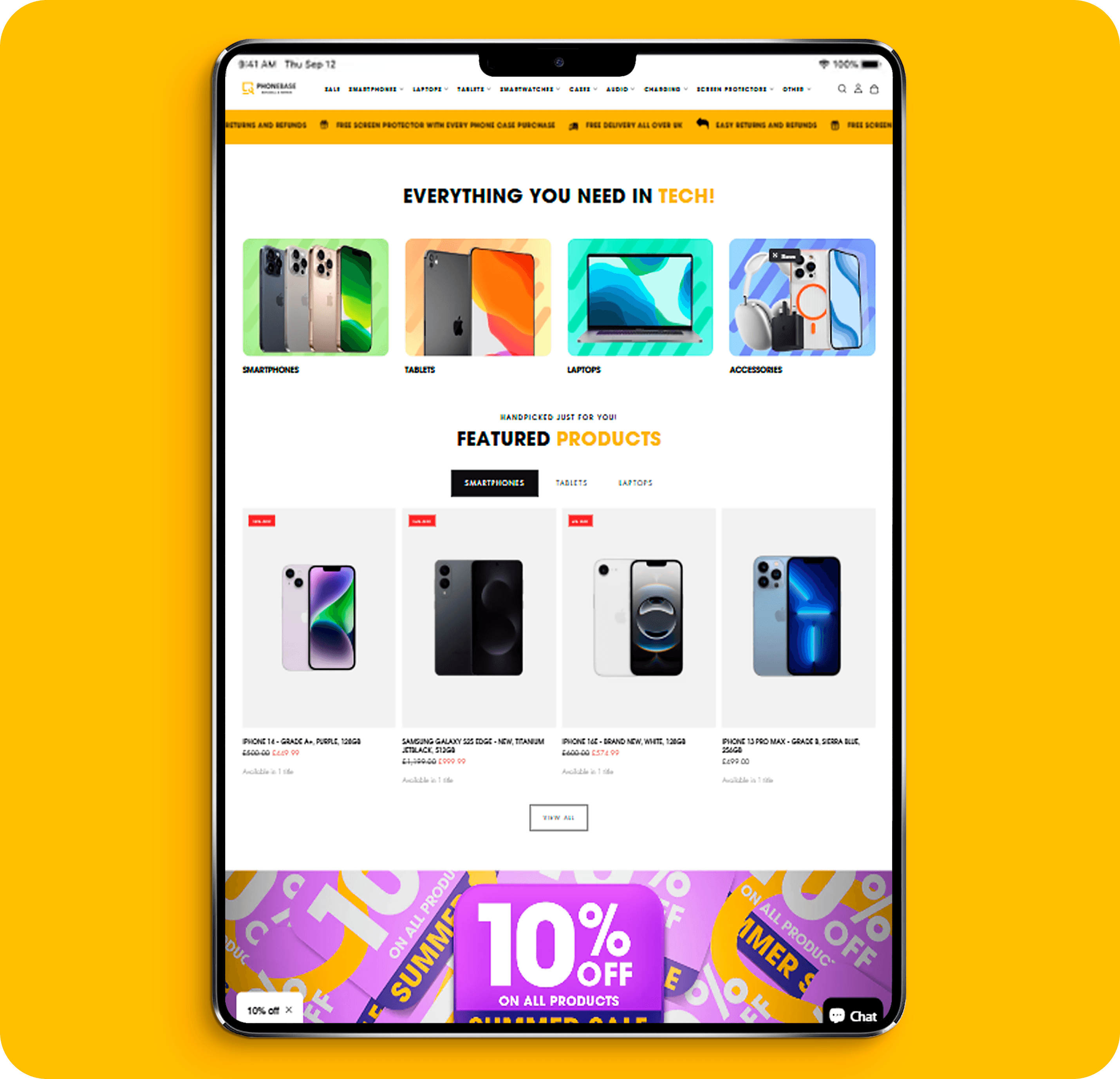 Desktop store preview